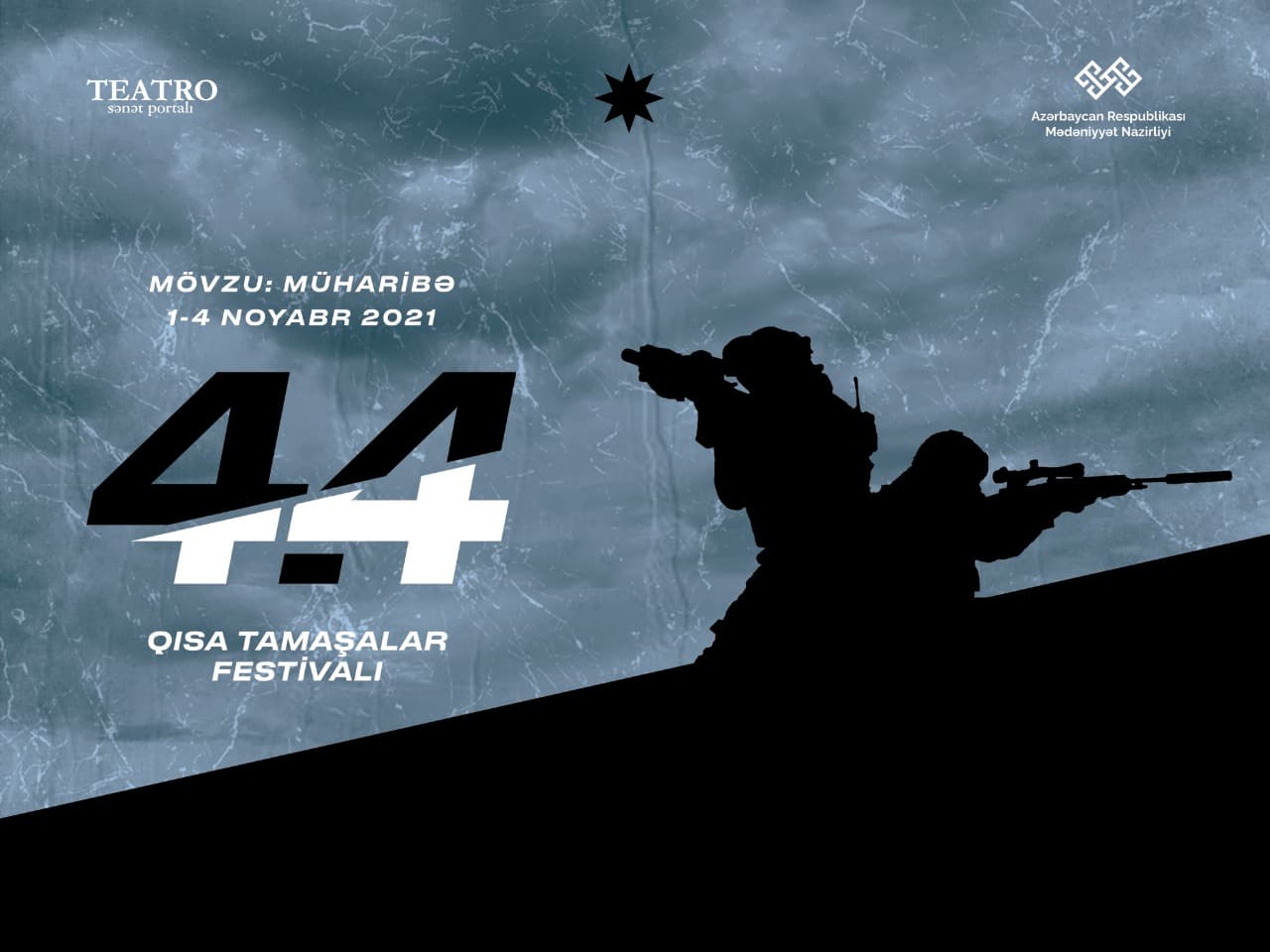 Mədəniyyət Nazirliyi və Teatro.az sənət portalı “4.4 Qısa Tamaşalar Festivalı”na tamaşa qəbulu elan edir