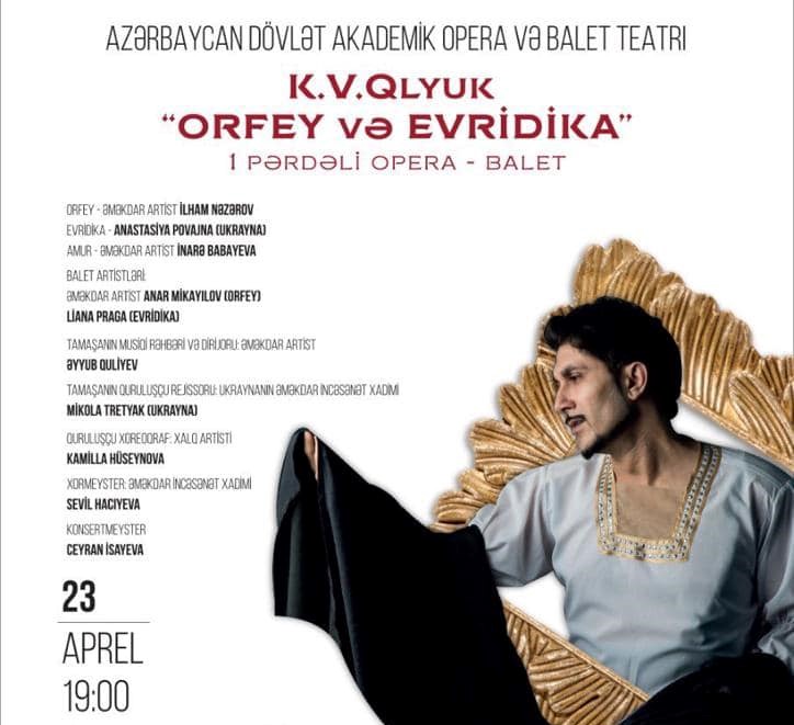 Teatrların həftəlik repertuarı (18 - 24 aprel)